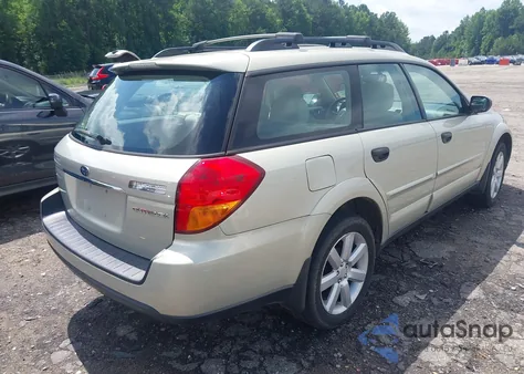 2006 Subaru Outback 2.5I из США, поврежденный, VIN 4S4BP61C667345710